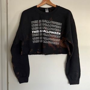 Halloween Cropped Sweatshirt